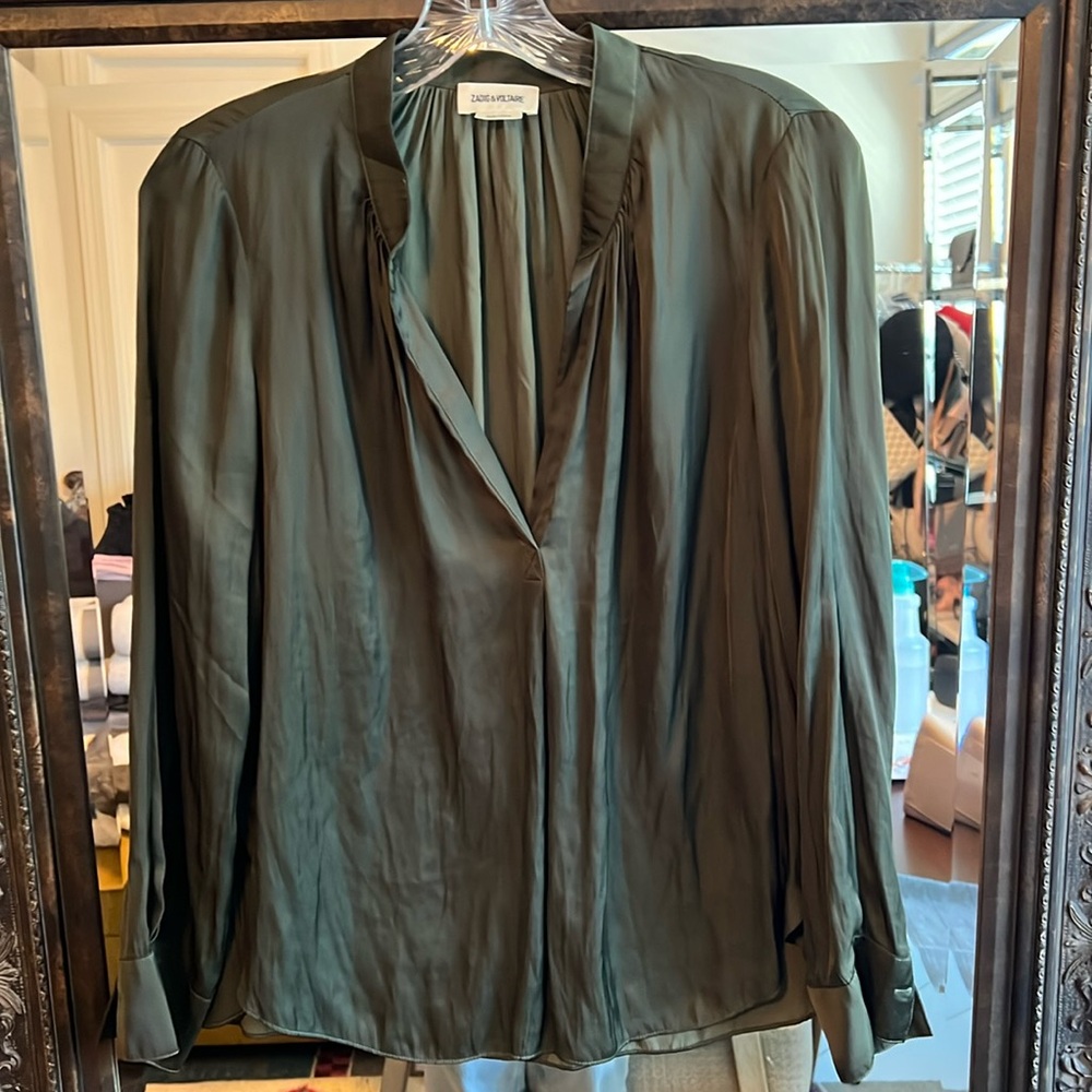 Zadig & Voltaire Tink Satin Blouse